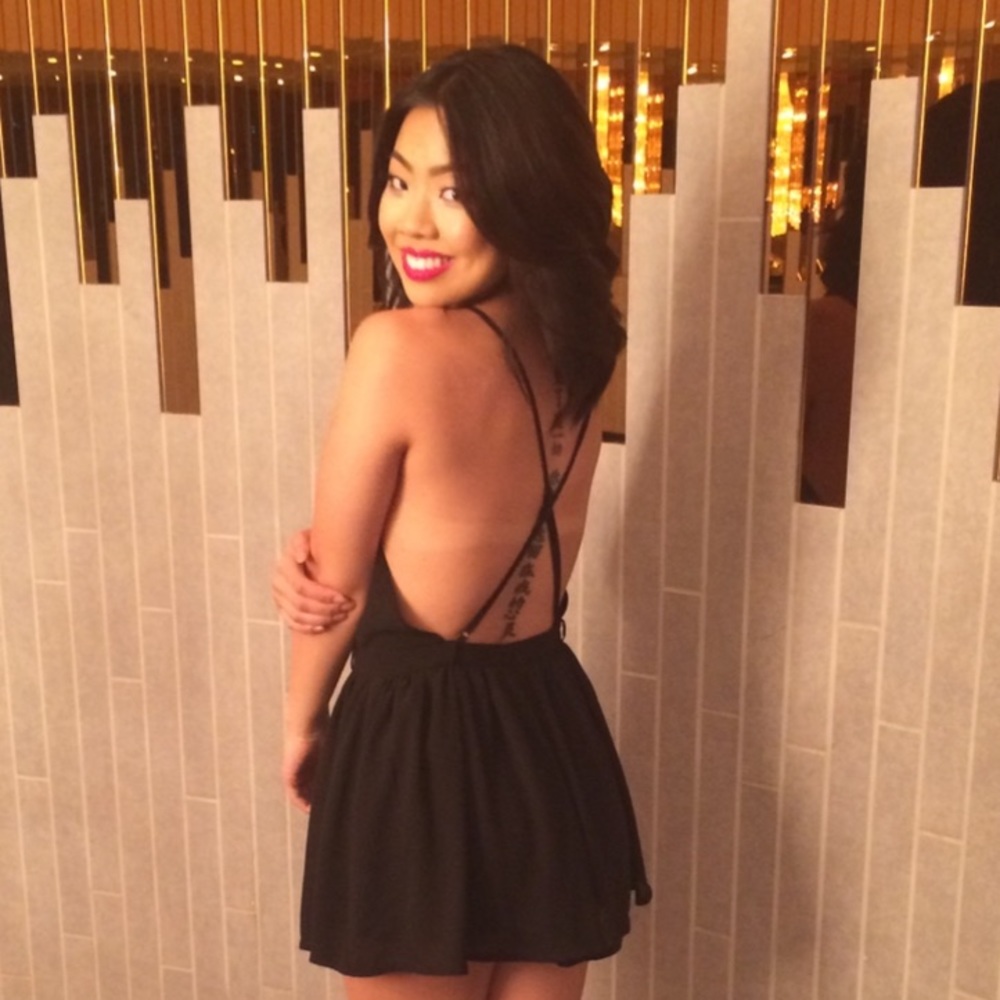 🛍 Black Backless Strappy Romper